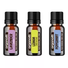 Kit De Óleos Essenciais 100% Puro Organoils 15ml