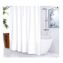 Primera imagen para búsqueda de cortina de baño 100 impermeable 12 ganchos argollas