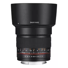 Lente Samyang Sy85m-c 85mm F1.4 Para Canon