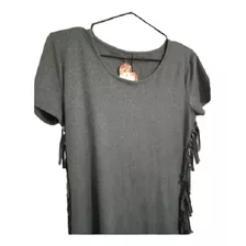 Vestido Gris Talle 2 Flecos