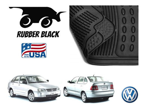 Tapetes Uso Rudo Volkswagen Derby 2006 Rubber Black Original Foto 4