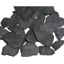 Mineral De Colección Shungita De Rusia En Bruto 200 Gramos