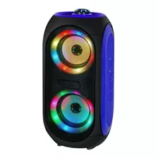 Parlante Portatil Bluetooth Exterior Luces Control Usb 15w