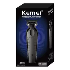 Máquina De Corte Y Acabado De Pelo Kemei Km-2299, Color Negro, 110 V/220 V