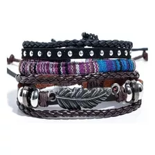 Conjunto De 3 Pulseras Pluma