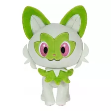 Peluche Pokemon Sprigato Gen Ix Scarlet Violet 20cm Original