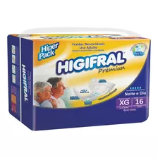 Fralda Higifral Premium - Tamanho: Xg - Com 16 Fraldas