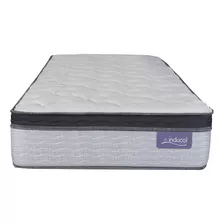 Inducol Pocket Firm Colchón De Resortes Color Gris 1 Plaza 190cm Y 80cm Con Pillow