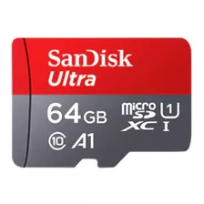 Cartão De Memória Sandisk Ultra 64gb Classe 10 Original Prom