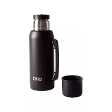 Termo 1 Litro Acero Inox Brio Con Tapón Cebador En 5 Colores