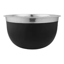 Bowl Acero Inox D29cm Exterior Negro Mate