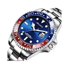 Relógio Impermeável Arlanch Quartz - ( Azul/vermelho)