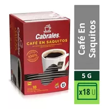 Cafe En Saquitos Cabrales Libre De Gluten Sin Tacc X 18 Pack