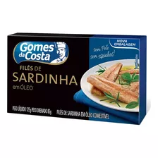 Filés De Sardinha Em Óleo 125g Gomes Da Costa