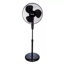 Ventilador Pedestal 16´´ Plástico Con Control Remoto Color De La Estructura Negro Color De Las Aspas Negro