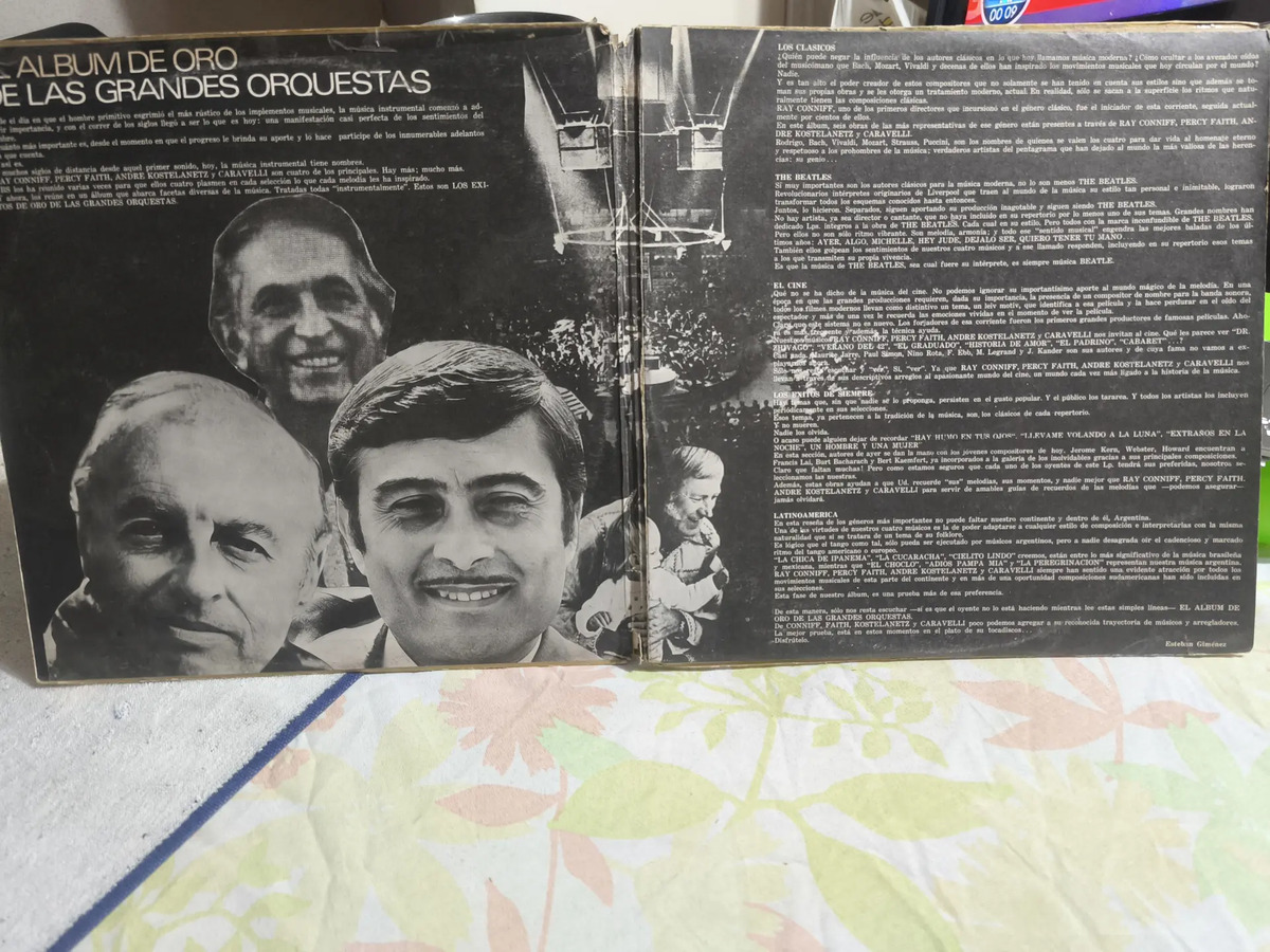 Varios Artistas - Album de Oro Conniff Kostelanetz Faith Caravelli Doble - vinilo 1980