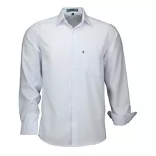 Camisa Amil Branca Garçom Microleve Não Amassa Manga Longa