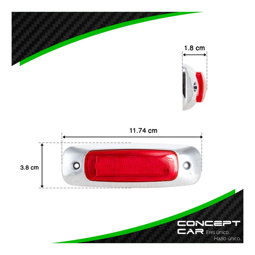 10 Plafon Led Plasma Laser Laterales Estrobo Camion 12-24v Foto 5