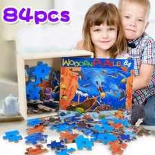 Rompecabezas O Puzzles De Madera Para Niños 84 Piezas 