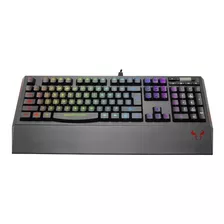 Teclado Gamer Ghostwriter Riotoro Cherry Membrana Rgb Kr610