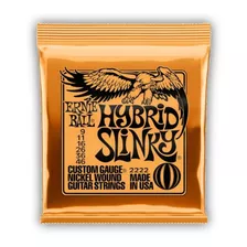 Juego De Cuerdas Ernie Ball 2222 Hybrid Slinky 009