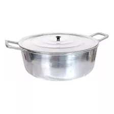 Panela Grande 50 Cm Fundido Alumínio Batido Grosso 35 Litros