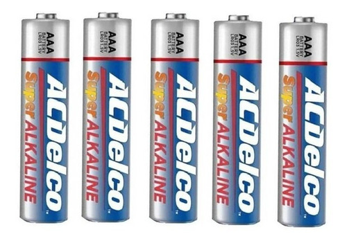 Bateria Pila Alkalina Aaa Ac Delco 5 Unds