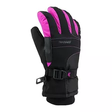 Guantes Gordini Aquabloc Iii - Negro Para Ninos / Color Ros