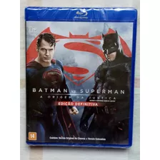 Blu Ray Duplo Batman Vs Superman Edicao Definitiva Raridade