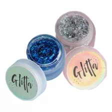 Kit Maquillaje Argentina Glitter En Gel Easy Glitta Mundial