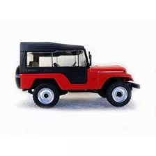 Miniatura Jeep Willys Cj5 1963 Coleção Carros Inesquecíveis