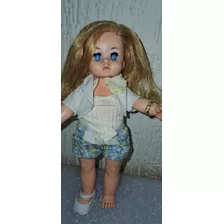 Boneca Lucy Mini Doll Faz Pose Estrela Antiga Rara Anos 70