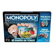 Juego De Mesa Monopoly Super Banco Electrónico Recompensas