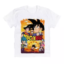 Camiseta Dragon Ball Z Goku Infantil Nf-e 