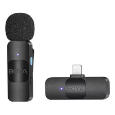 Microfone Sem Fio Boya By-v1 Dispositivos Ios 2.4ghz