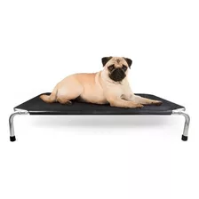 Cama Para Cachorro Pets Suspensa Média Tamanho M 75x50x12 Cor Preto