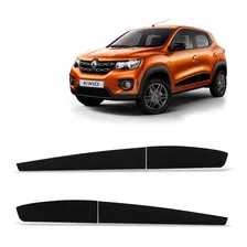 Adesivo Faixa Lateral De Porta Kwid 2018 2019 2020 Preto