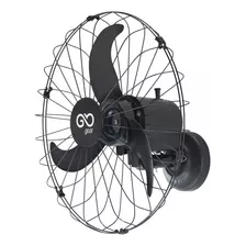 Ventilador De Parede Goar 60cm Preto Bivolt