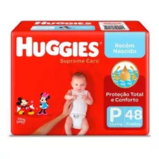 Fralda Descartavel Huggies Supreme Care P 48 Unidades