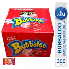 Chicle Bubbaloo Frutilla Caja X60 Golosinas Dulces Pack