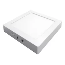 Plafón Panel Led 12w Cuadrado Luz Calida Etheos