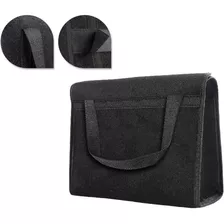 Bolsa Organizadora Carpete Preto Porta Malas Carro Universal