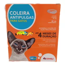 Anti-pulgas Coleira Bullcat Para Gatos 40 Cm.