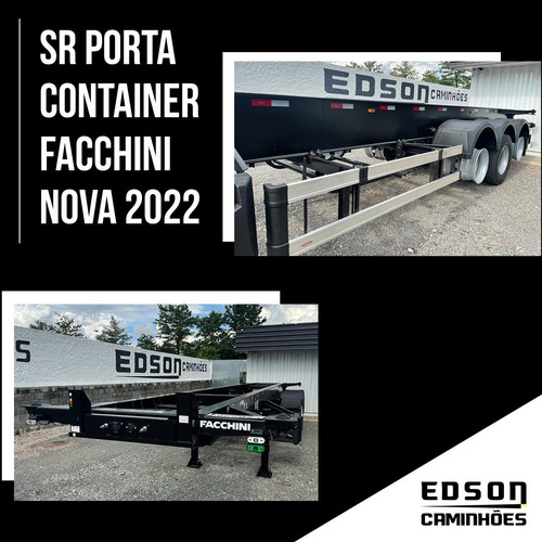 Semireboque Porta Container Bug, Carreta, Novo 4 E 12 Pinos.