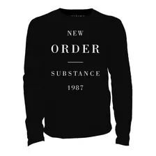 Camiseta Manga Longa - New Order - Substance - 1987