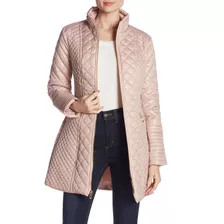 Chamarra Midi Color Rosa Claro Marca Via Spiga Talla M