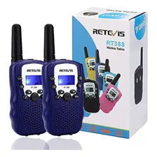 Walkie Talkies Retevis De 05w 2 Unidades Color Azul