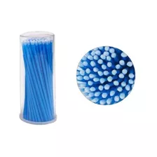 Micro Hisopo Pestañas X100 Azul