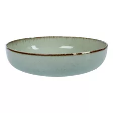 Ensaladera Bowl Porcelana Artesanal Filo Envejecido 19 Cm