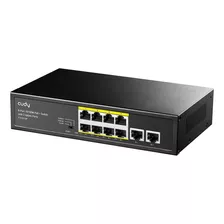 Switch With 2 Uplink Ports 120w, 8 10/100mbps Poe+@120w